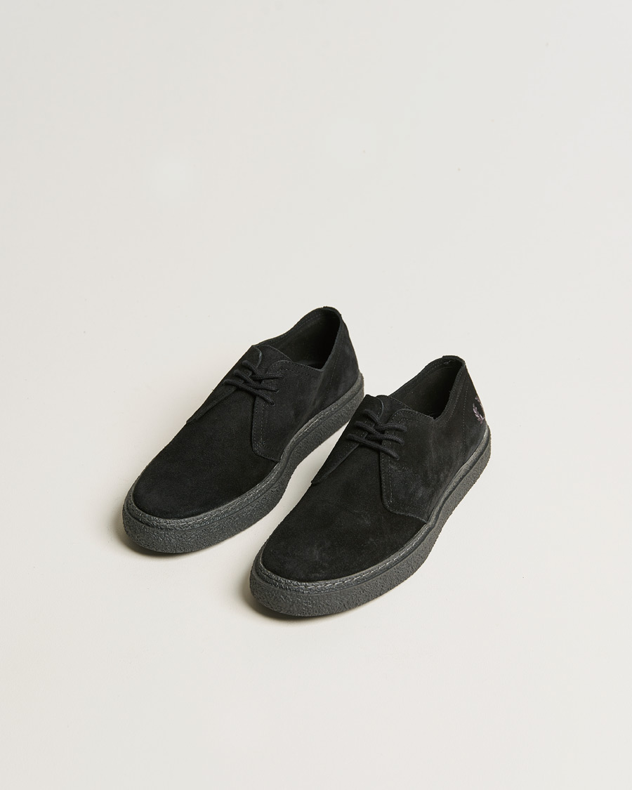 Herre | Fred Perry Linden Suede Derby Black | Fred Perry | Linden Suede Derby Black