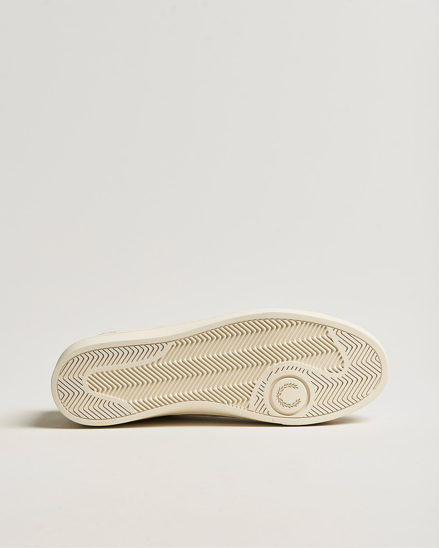 Herre | Fred Perry Spencer Tumbled Leather Sneaker Ecru | Fred Perry | Spencer Tumbled Leather Sneaker Ecru