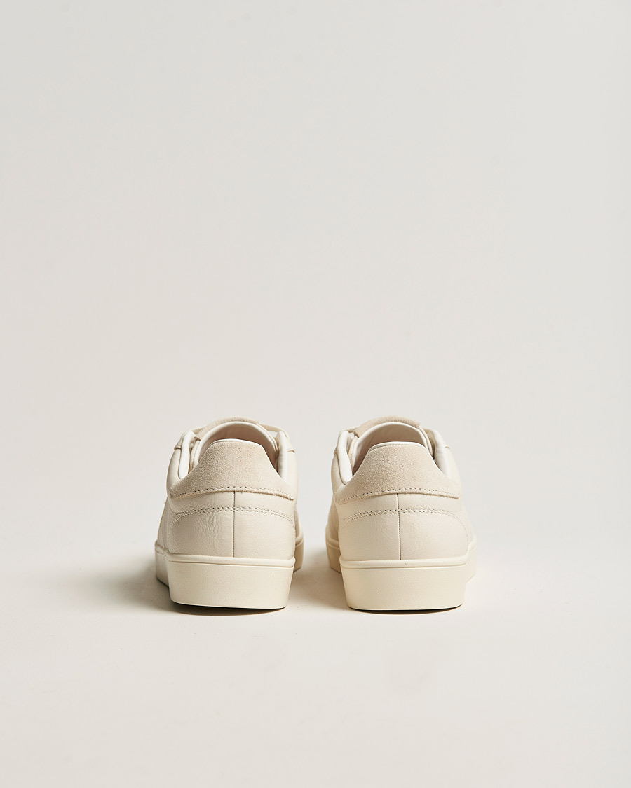 Herre | Fred Perry Spencer Tumbled Leather Sneaker Ecru | Fred Perry | Spencer Tumbled Leather Sneaker Ecru