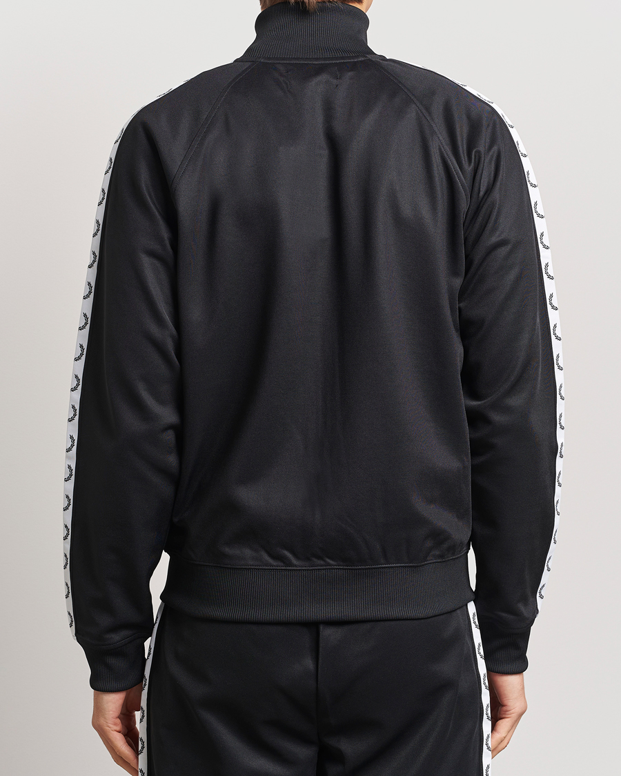 Herre | Gensere | Fred Perry | Taped Track Jacket Black