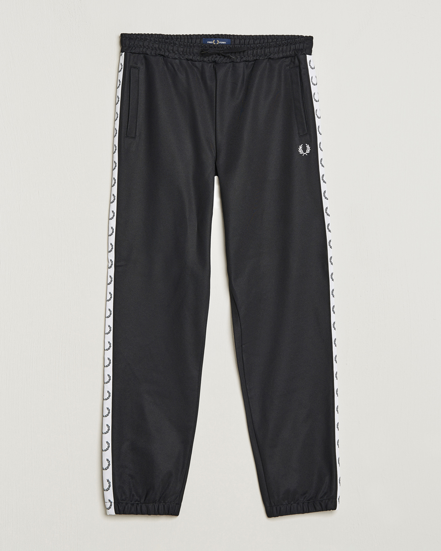 Herre | | Fred Perry | Taped Track Pants Black