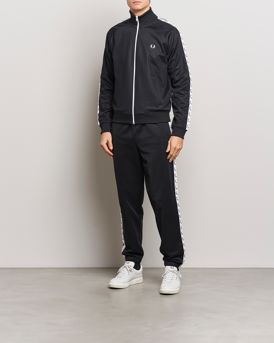 Herre | Bukser | Fred Perry | Taped Track Pants Black