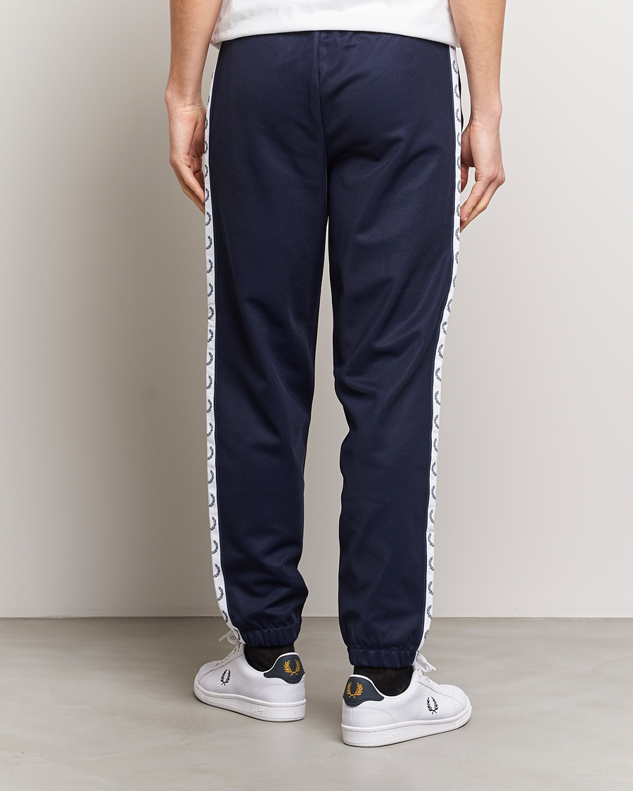 Herre | Bukser | Fred Perry | Taped Track Pants Carbon blue