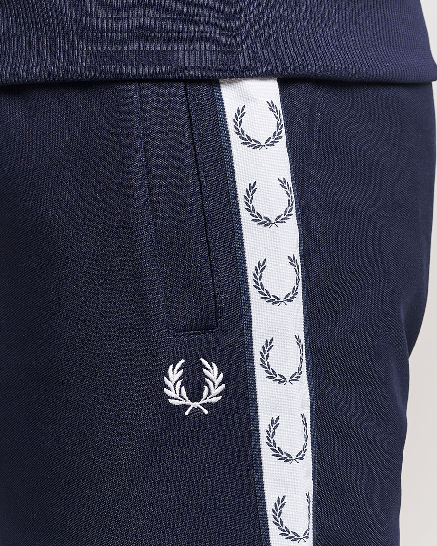 Herre | Bukser | Fred Perry | Taped Track Pants Carbon blue
