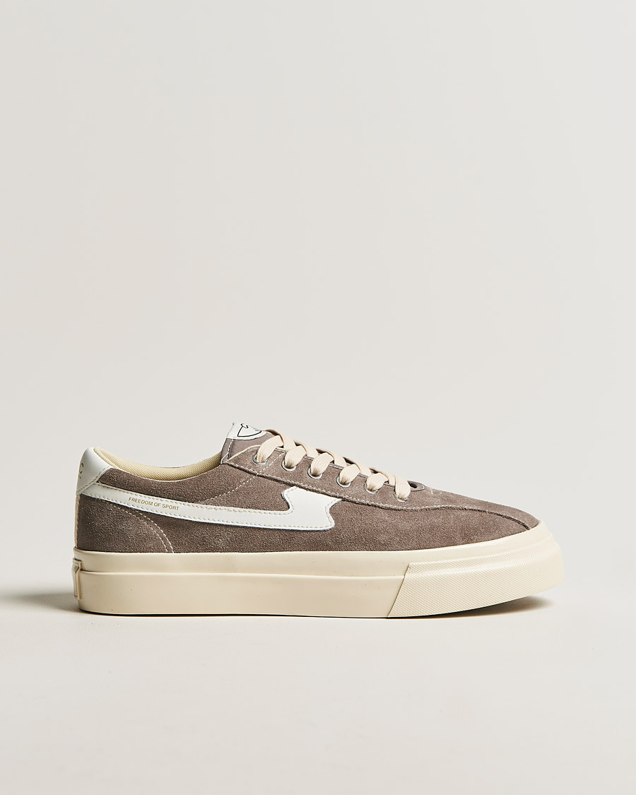 Herre | | Stepney Workers Club | Dellow S-Strike Suede Sneaker Grey/White