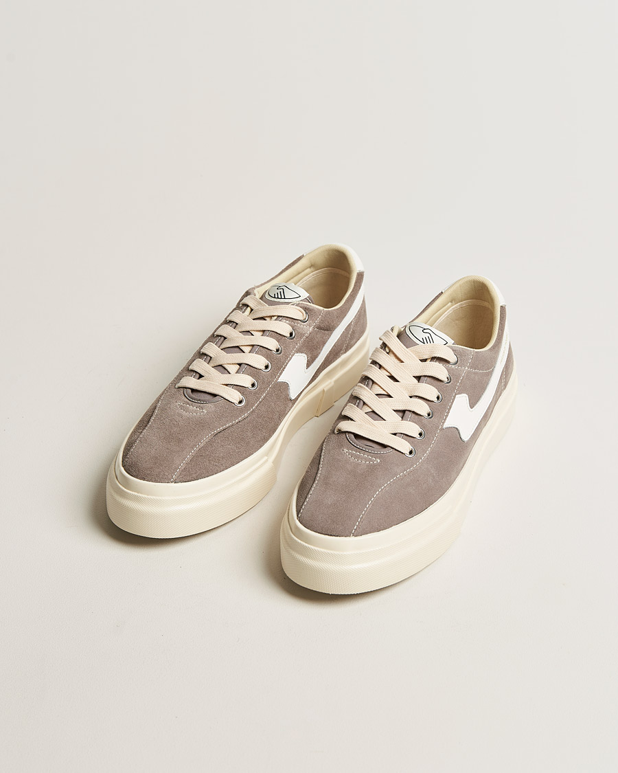 Herre | | Stepney Workers Club | Dellow S-Strike Suede Sneaker Grey/White