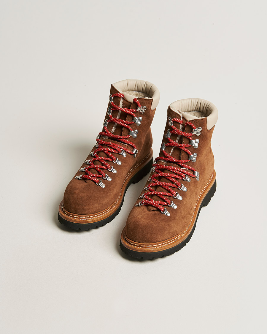 Herre |  | Heschung | Iseran Fur Lined Suede Mountain Boot Brown