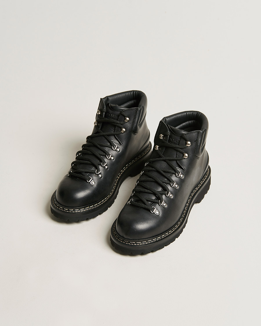 Herre | Svarte støvler | Heschung | Vanoise Leather Hiking Boot Black