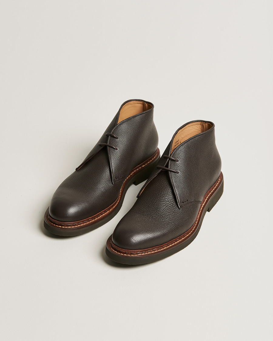 Herre | Heschung Genet Calf Chukka Boot Dark Brown | Heschung | Genet Calf Chukka Boot Dark Brown