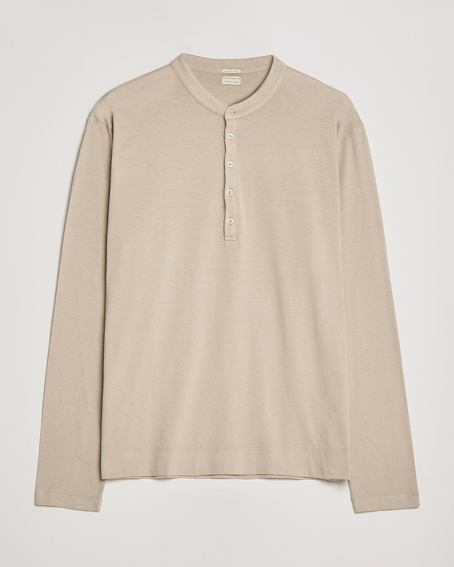 Herre | Gensere | Massimo Alba | Hawai Cotton/Cashmere Henley Chalk