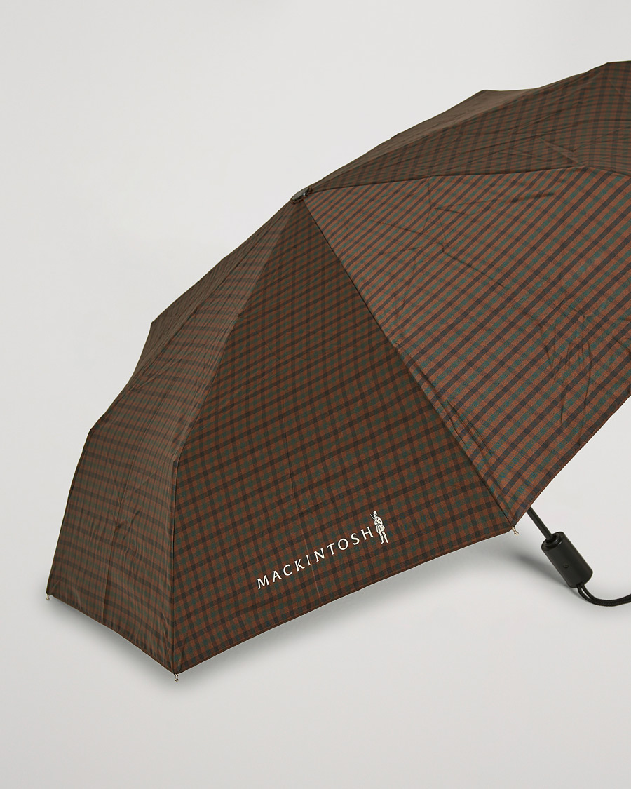 Herre | Paraplyer | Mackintosh | Ayr Umbrella Brown Check