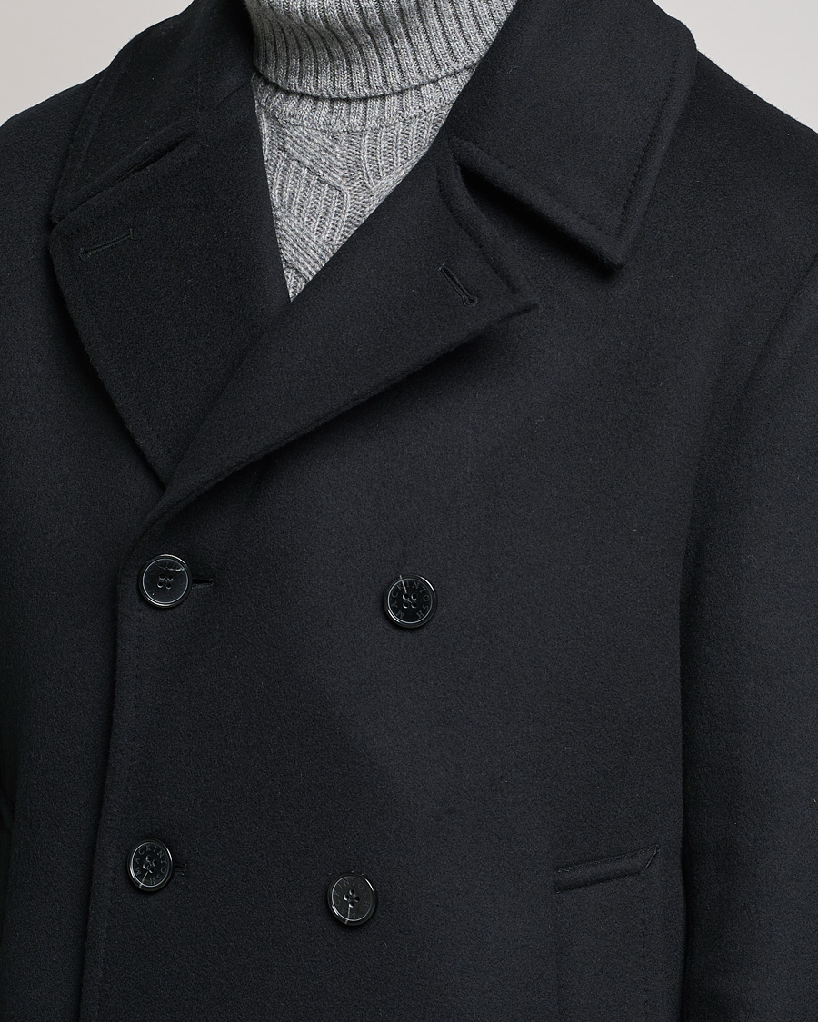 Herre | Jakker | Mackintosh | Dalton Wool/Cashmere Peacoat Black