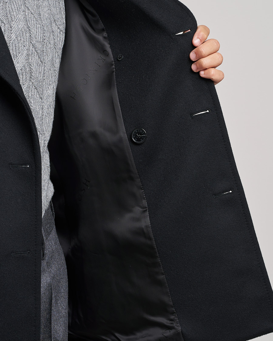 Herre | Jakker | Mackintosh | Dalton Wool/Cashmere Peacoat Black