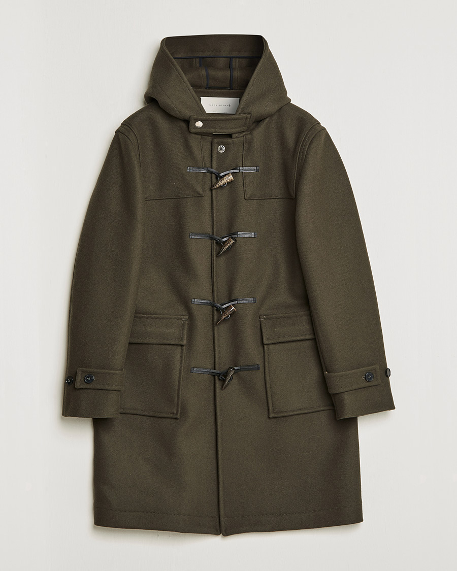Herre | Jakker | Mackintosh | Weir Duffle Coat Dark Olive