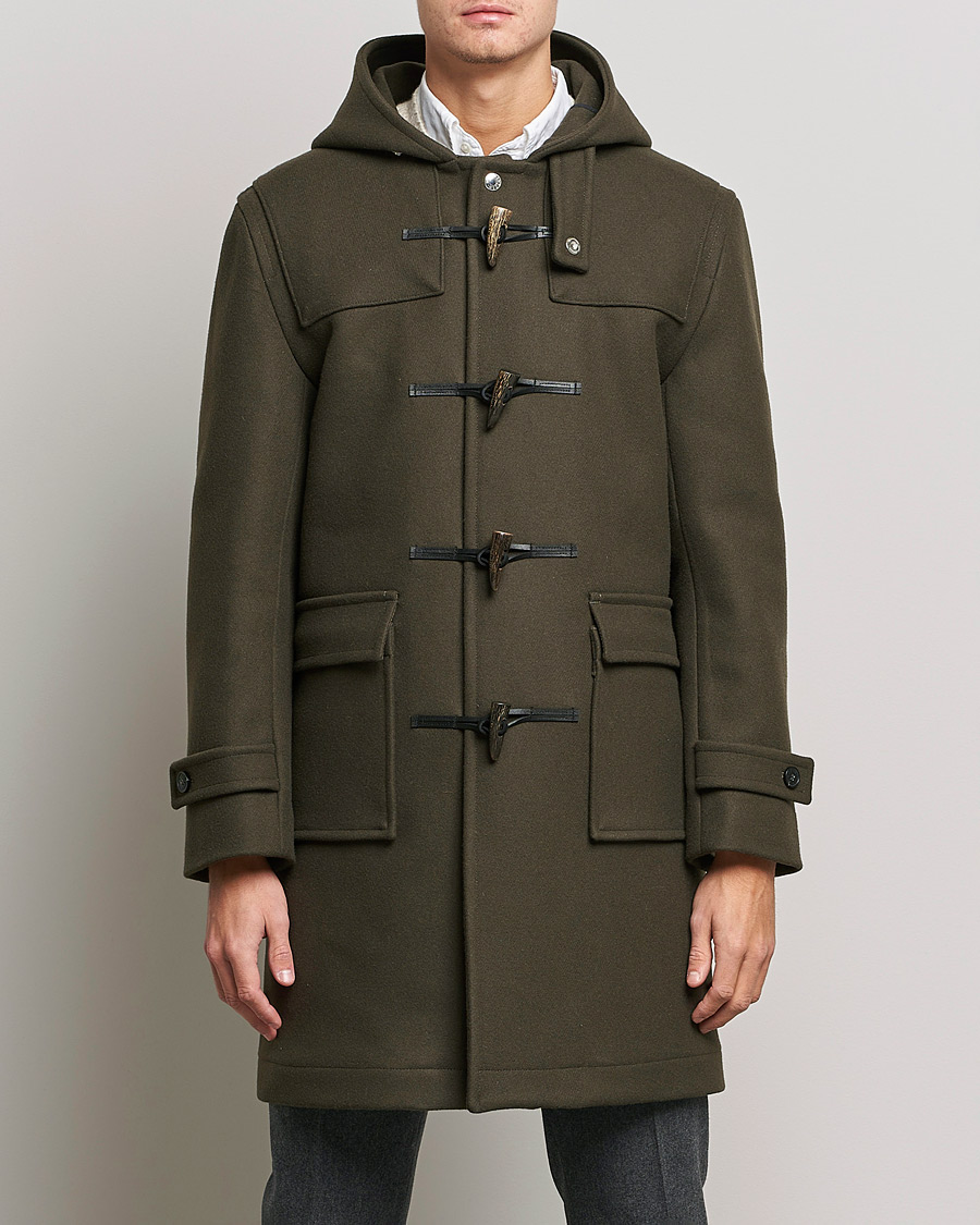 Herre | Jakker | Mackintosh | Weir Duffle Coat Dark Olive