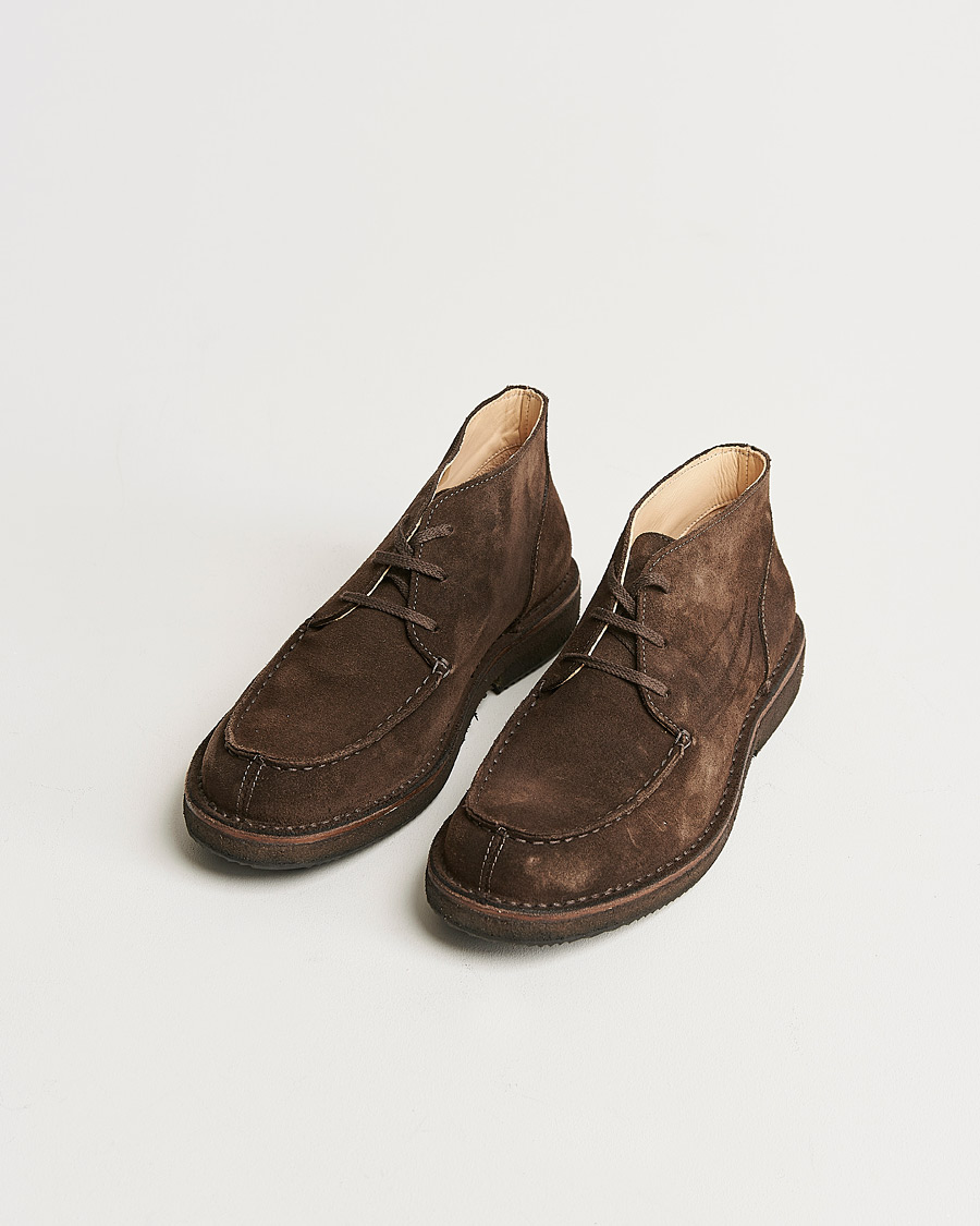 Herre | | Astorflex | Markflex Lined Chukka Boot Dark Brown Suede