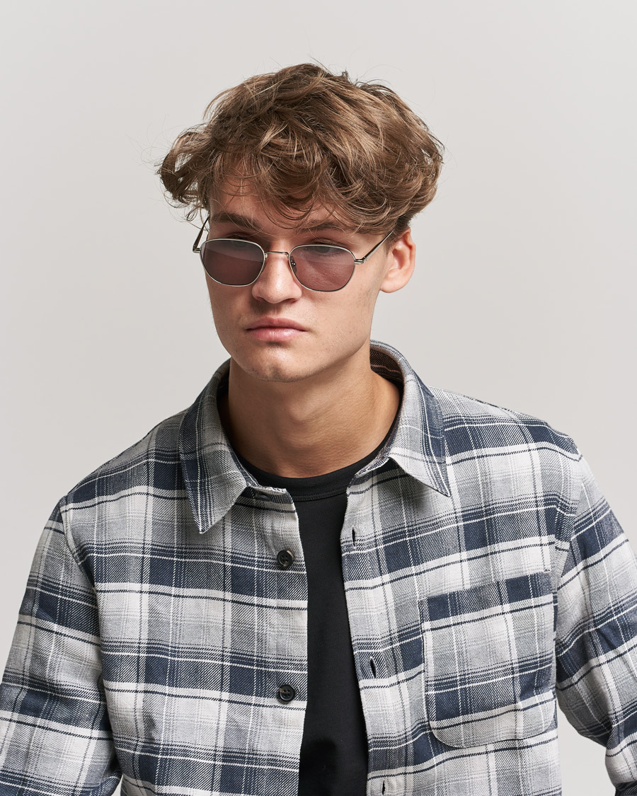 Herre | CHIMI Polygon Sunglasses Silver/Grey | CHIMI | Polygon Sunglasses Silver/Grey