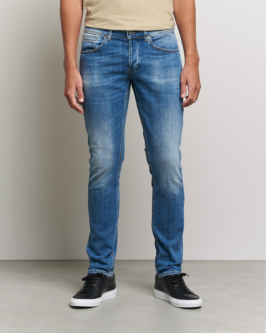 Herre | Jeans | Dondup | George Destroyed Jeans Blue