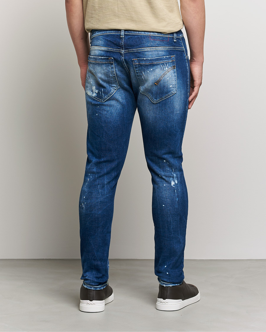 Herre | Slim fit | Dondup | George Destroyed Jeans Blue