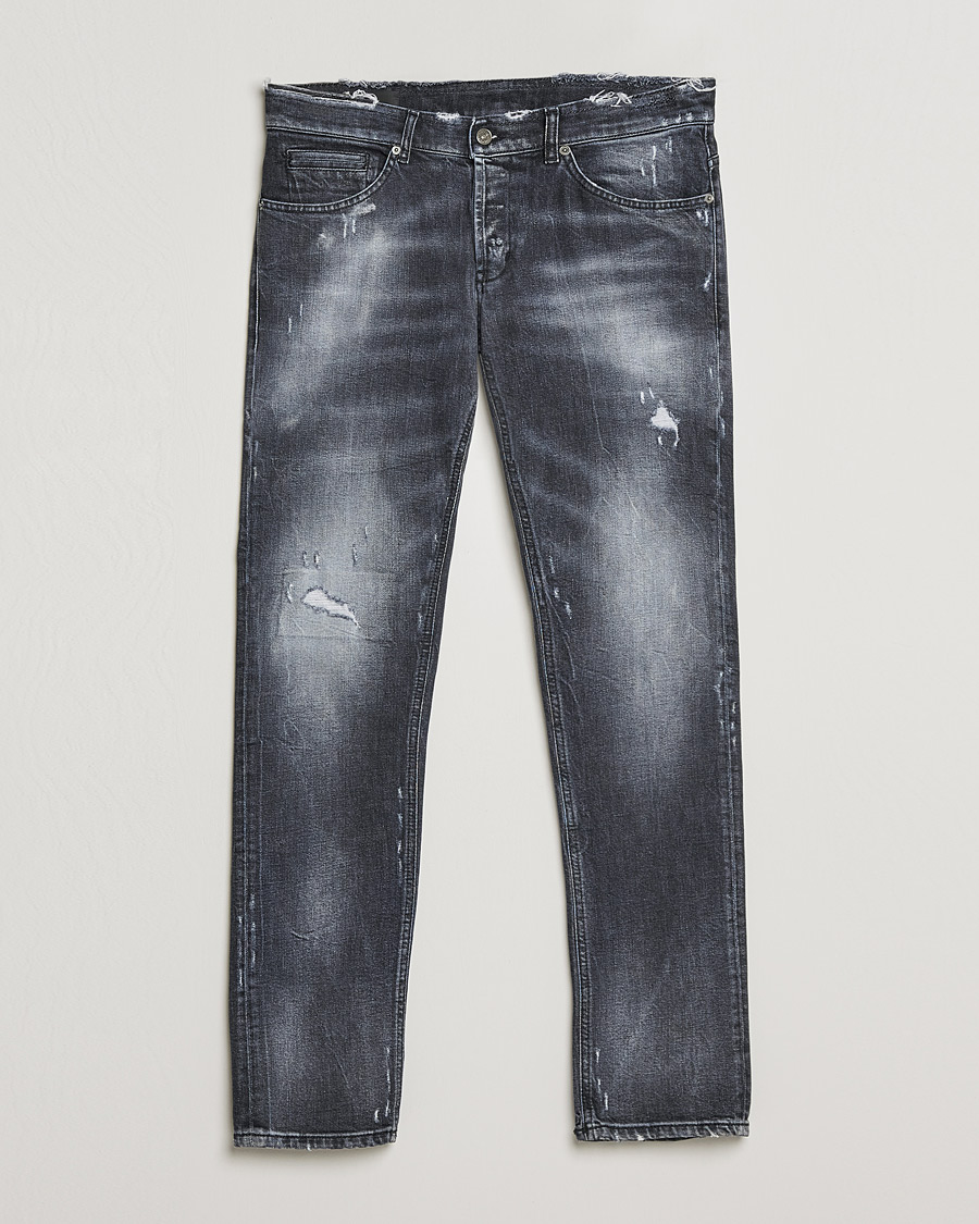 Herre | Jeans | Dondup | George Destroyed Jeans Grey/Black