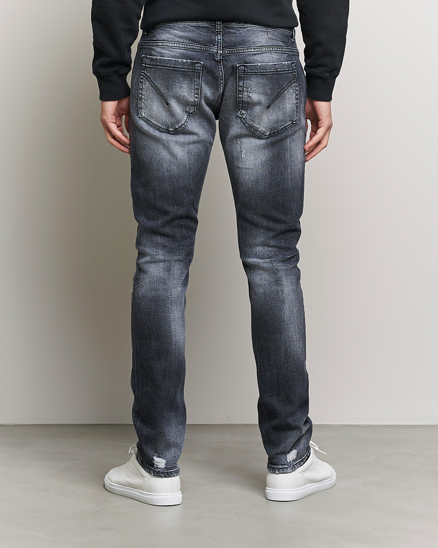 Herre | Jeans | Dondup | George Destroyed Jeans Grey/Black