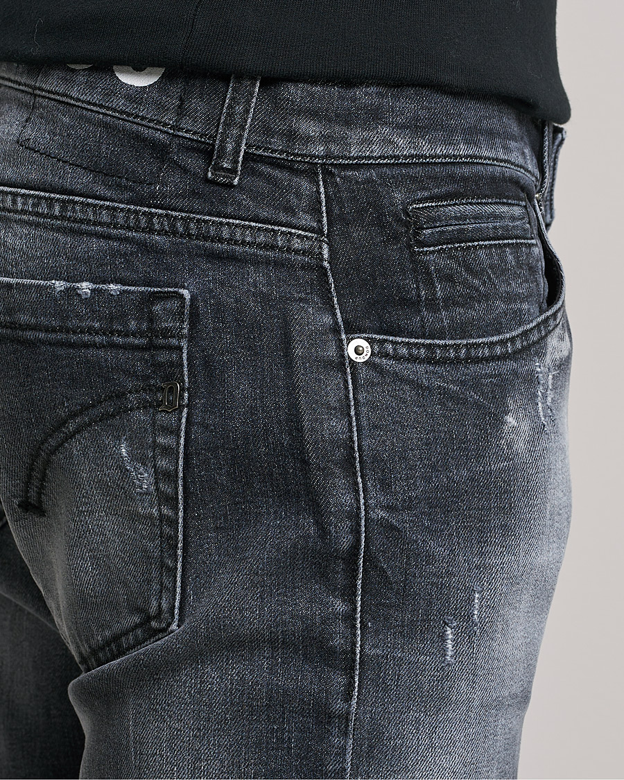 Herre | Jeans | Dondup | George Destroyed Jeans Grey/Black