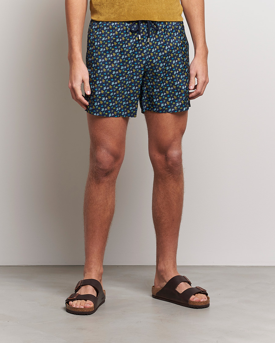 Herre | Vilebrequin | Vilebrequin | Mahina Swim Shorts Bleu Marine