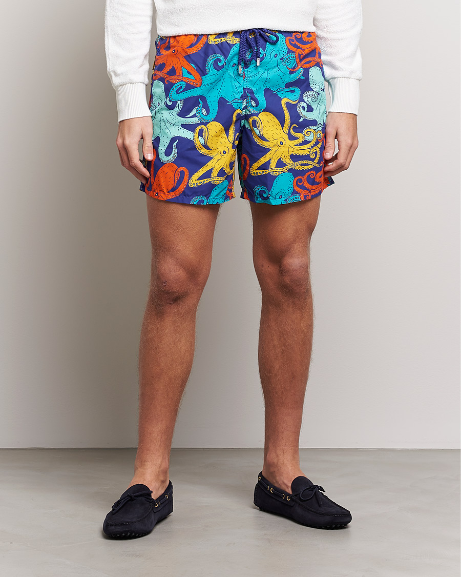 Herre | Badeshorts | Vilebrequin | Moorea Swim Shorts Purple Blue