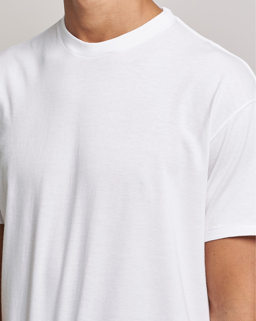 Herre | T-Shirts | Auralee | Seamless Crewneck T-Shirt White