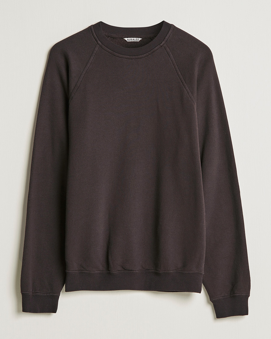Herre | Gensere | Auralee | Fluffy Sweatshirt Dark Brown