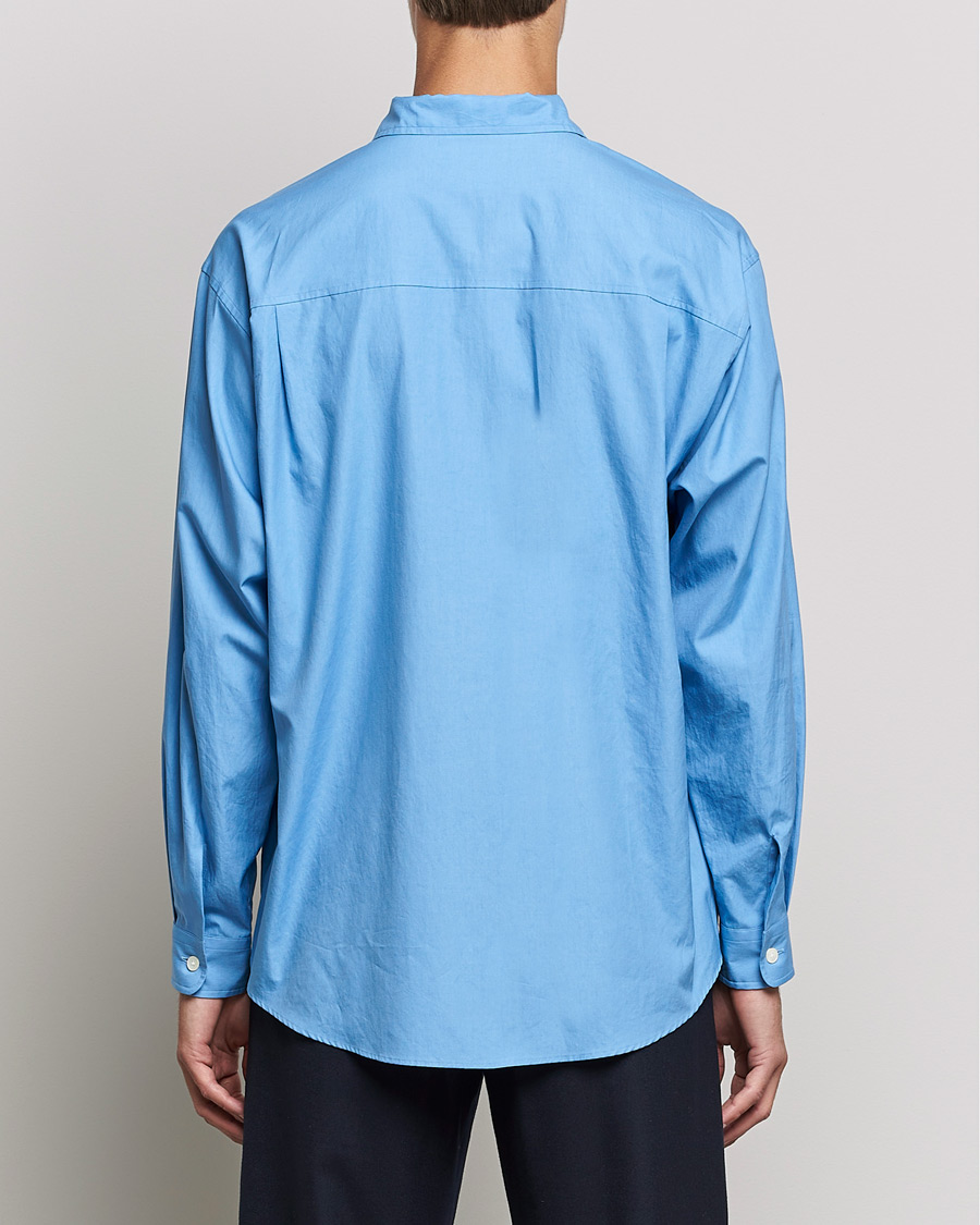 Herre | Skjorter | Auralee | Finx Twill Shirt Clear Blue