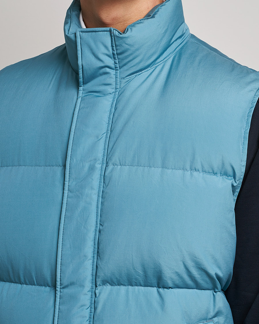 Herre | Jakker | Auralee | Suvin Down Vest Cerulean Blue