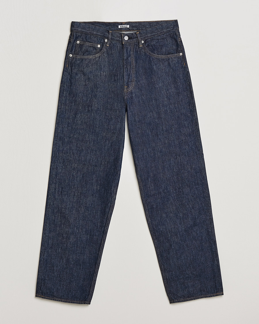 Herre | Jeans | Auralee | Wide Denim Pants Dark Indigo
