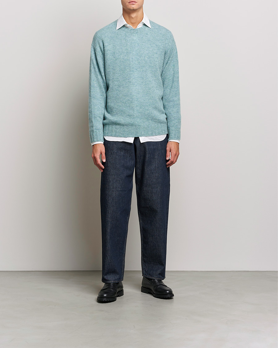 Herre | Jeans | Auralee | Wide Denim Pants Dark Indigo