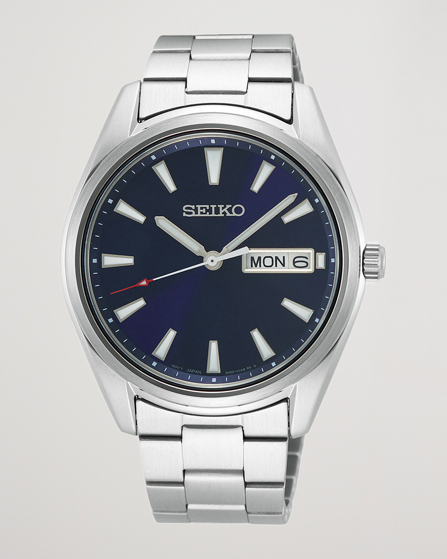Herre | Seiko Classic Day Date 40mm Steel Blue Dial | Seiko | Classic Day Date 40mm Steel Blue Dial