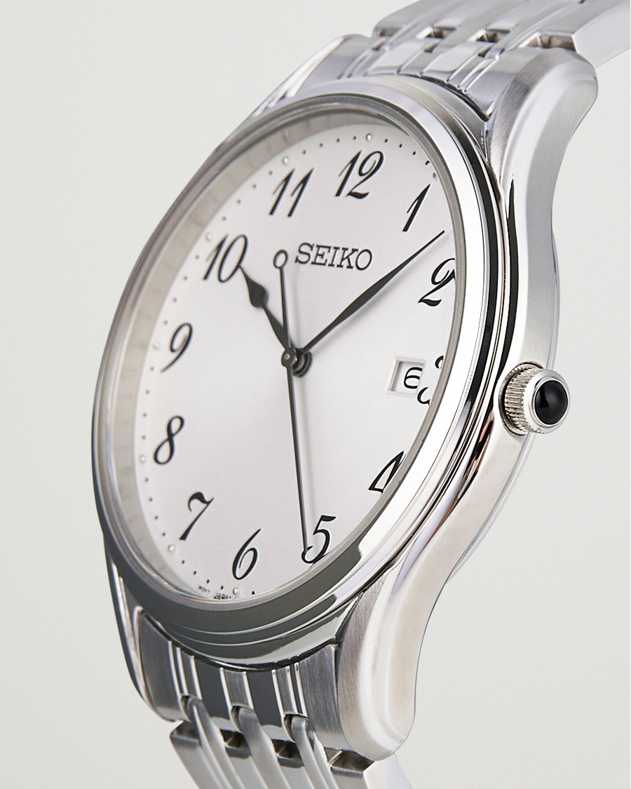 Herre |  | Seiko | Classic Date 39mm Steel White Dial