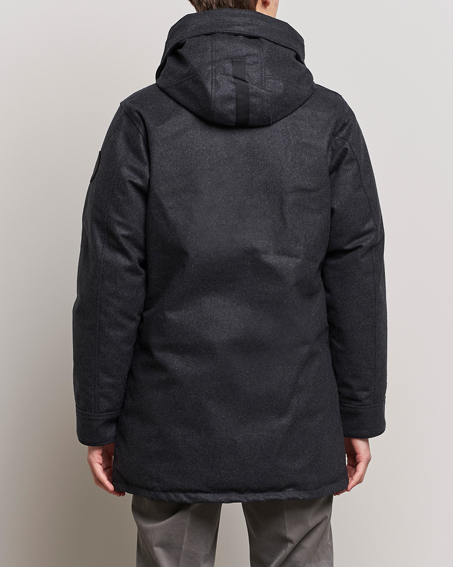 Herre | Jakker | Canada Goose Black Label | Canada Goose Langford Wool Parka Carbon Melange
