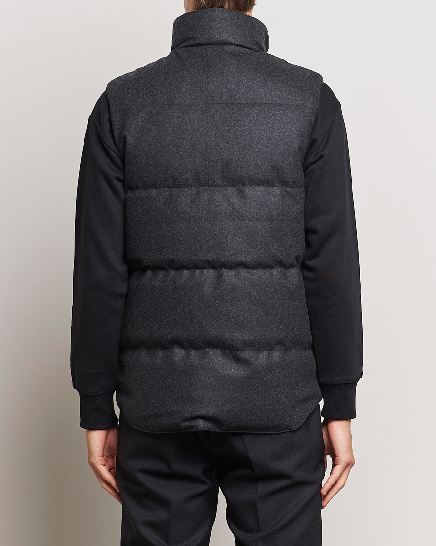 Herre | Jakker | Canada Goose Black Label | Canada Goose Garson Wool Vest Carbon Melange