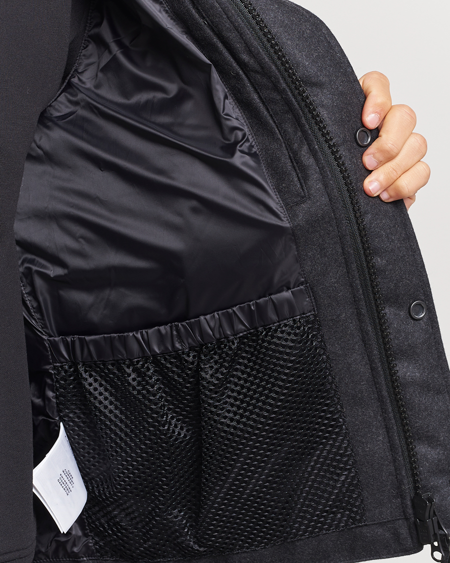 Herre | Jakker | Canada Goose Black Label | Canada Goose Garson Wool Vest Carbon Melange