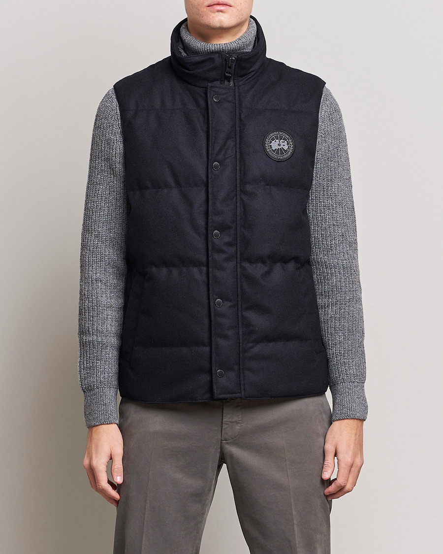 Herre |  | Canada Goose Black Label | Canada Goose Garson Wool Vest Atlantic Navy Melange