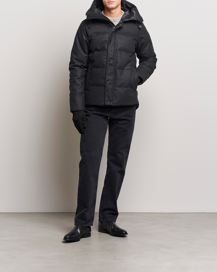 Herre | Jakker | Canada Goose Black Label | Canada Goose Macmillan Wool Parka Carbon Melange