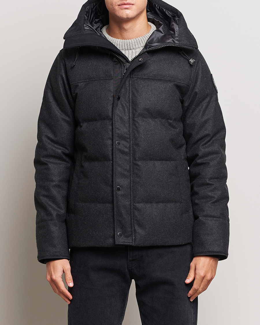 Herre | Nøytrale jakker | Canada Goose Black Label | Canada Goose Macmillan Wool Parka Carbon Melange