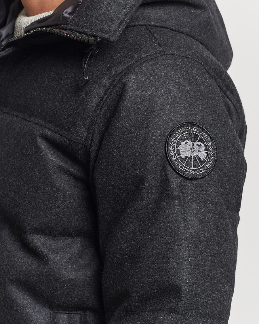 Herre | Jakker | Canada Goose Black Label | Canada Goose Macmillan Wool Parka Carbon Melange