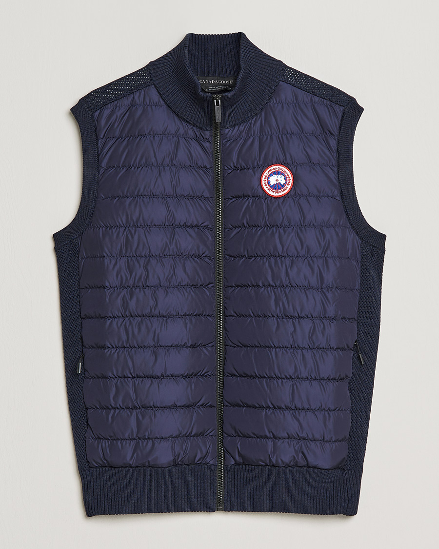 Herre | Vester | Canada Goose | Hybridge Knit Vest Navy