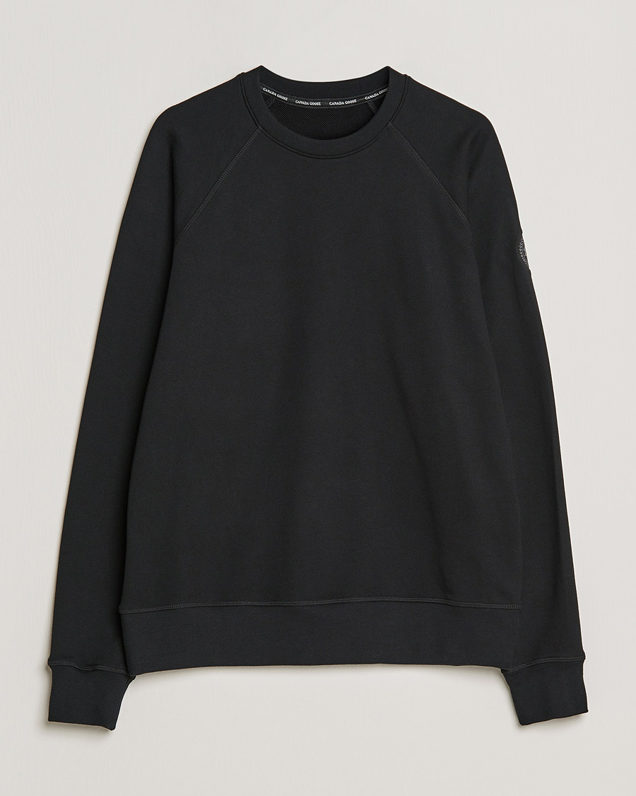 Herre | Gensere | Canada Goose Black Label | Huron Crewneck Black