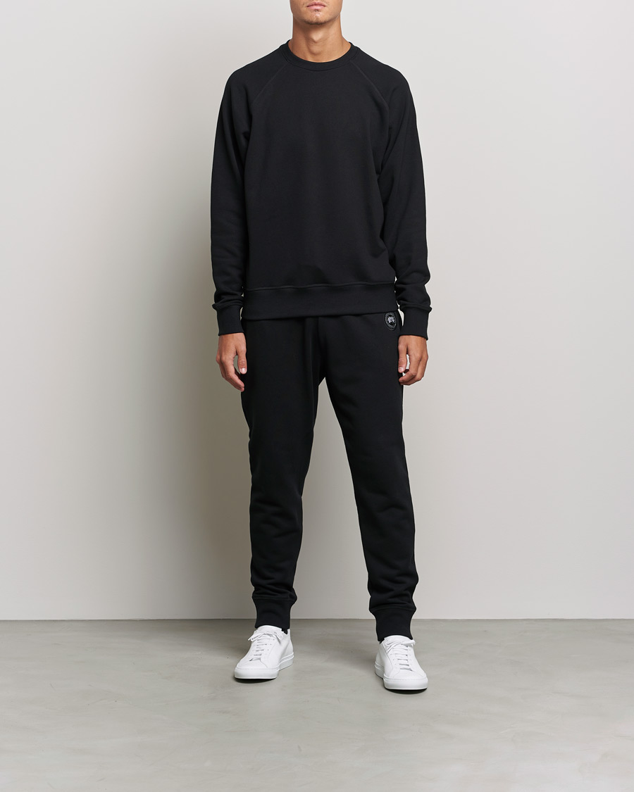 Herre | Gensere | Canada Goose Black Label | Huron Crewneck Black