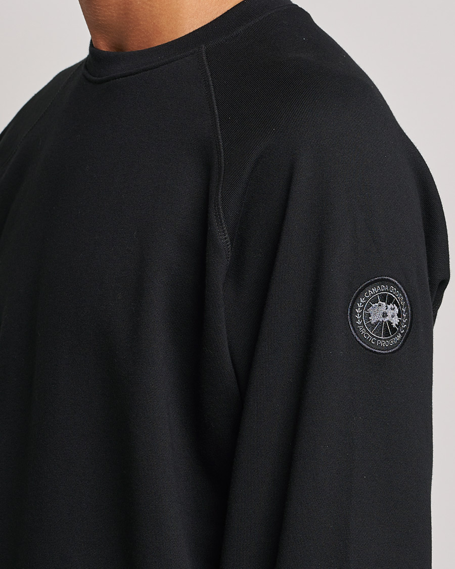 Herre | Gensere | Canada Goose Black Label | Huron Crewneck Black