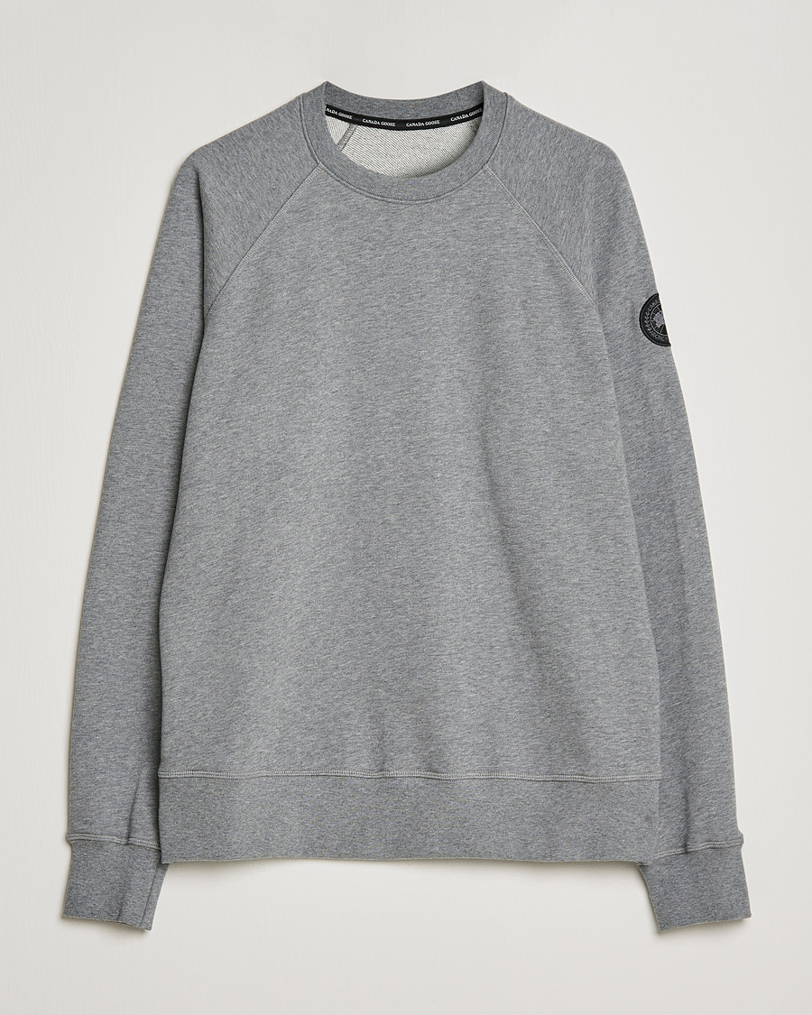 Herre | | Canada Goose Black Label | Huron Men's Crewneck Stone Heather