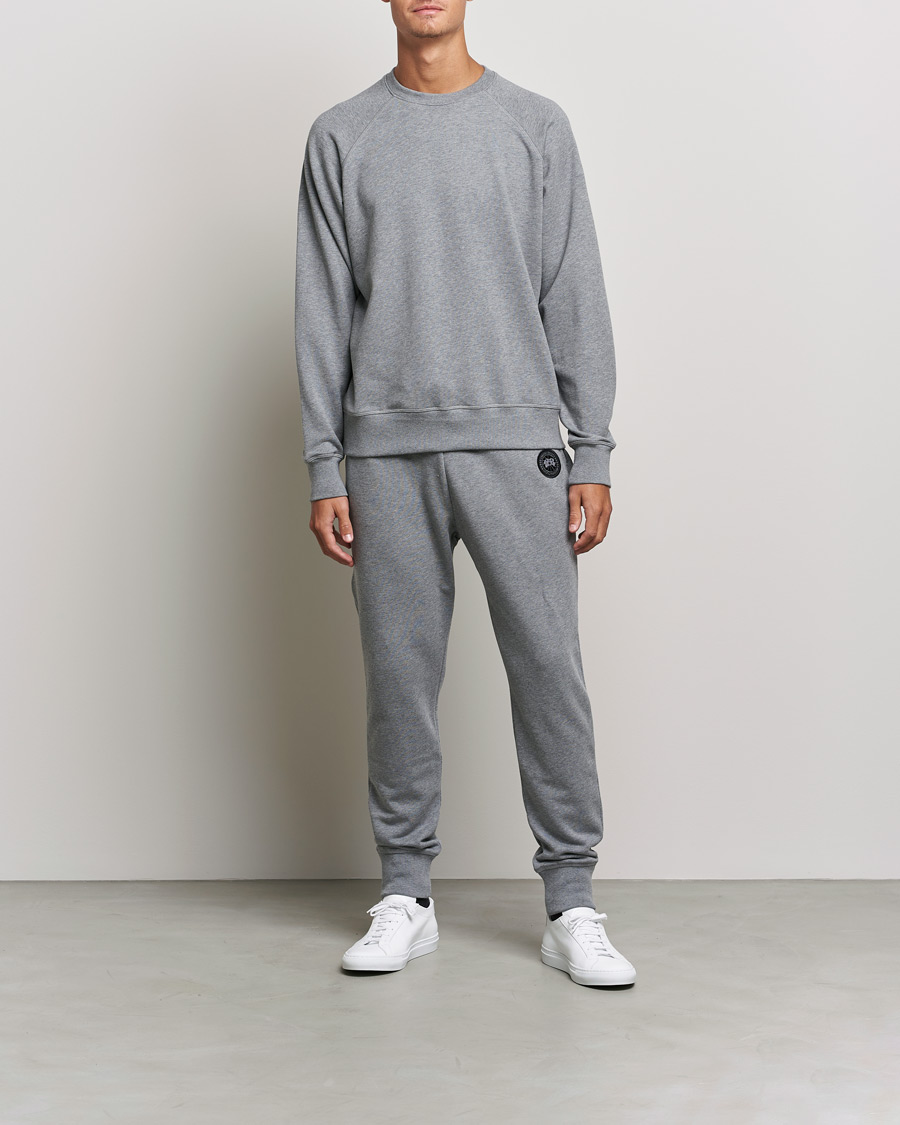Herre | Gensere | Canada Goose Black Label | Huron Crewneck Stone Heather