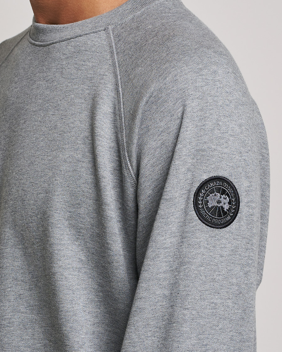 Herre | Gensere | Canada Goose Black Label | Huron Crewneck Stone Heather